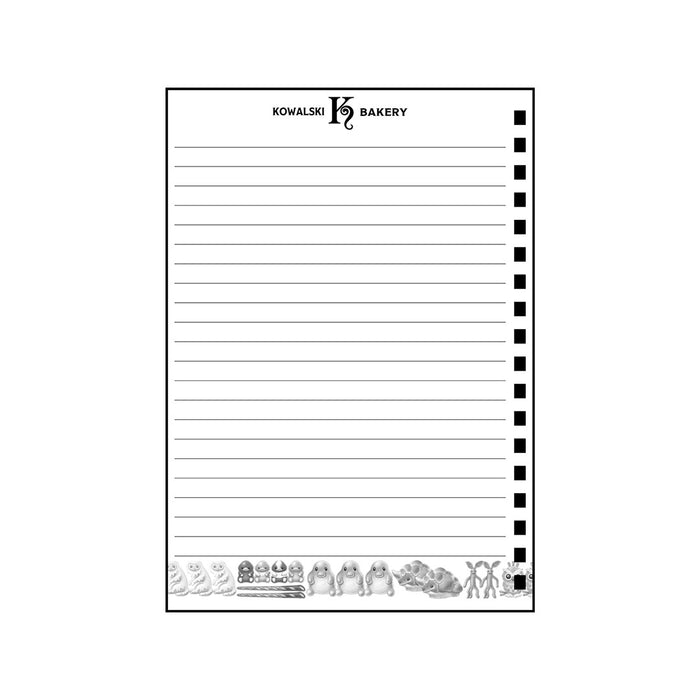 Japan Exclusive - Kowalski Bakery x Ring notebook with elastic band