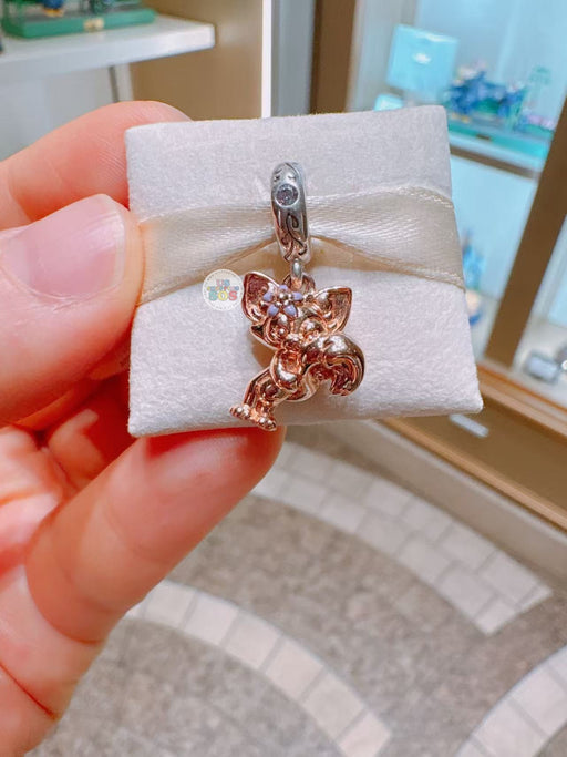 SHDL - LinaBell with Purple Flower on Ear Pandora Charm
