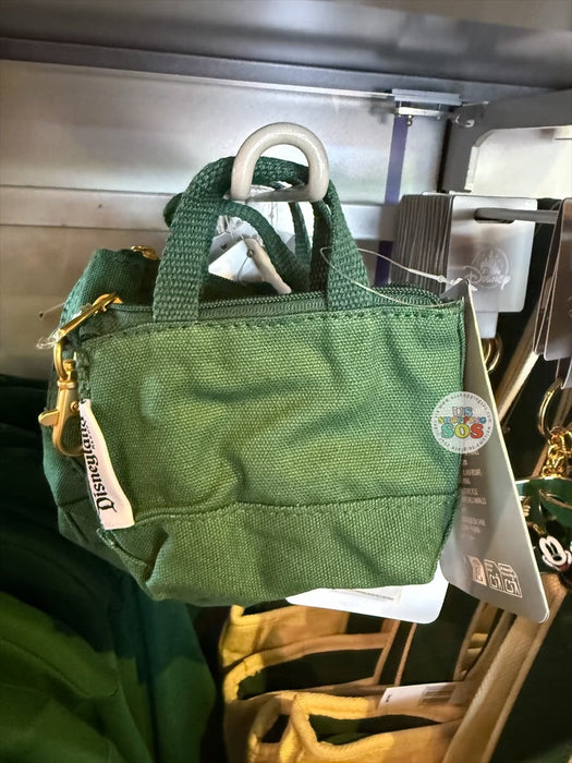 DLR/WDW - Disneyland Vintage D 2026 - Forest Green Coin Pouch Keychain