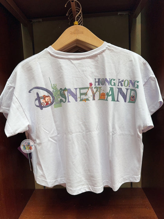 HKDL - Mystic Manor Albert the Monkey ‘Hong Kong Disneyland’ Cropped Short Sleeve for Adults