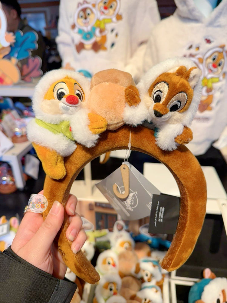 DLP - Chip & Dale Winter Costumes Plushy Ear Headband