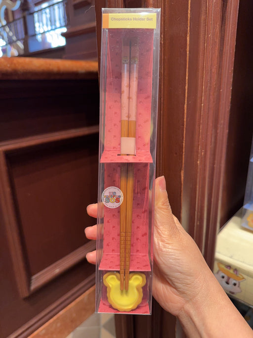 HKDL - 2026 Chip & Dale Hong Kong Cuisine & Dim Sum Collection x Chip & Dale Egg Tart Chopsticks & Holder Set