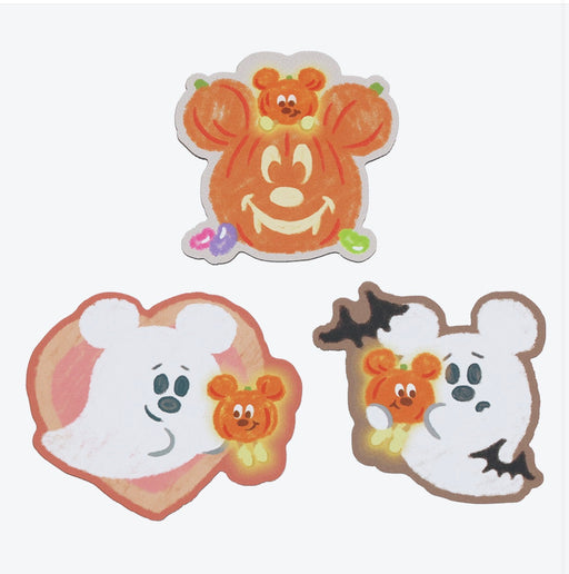 TDR - 2026 Disney Halloween x Mickey & Minnie Mouse 'Scared Ghost & Pumpkin Lantern Collection x Decorative Magnets Set of 3 (Release Date: Sept 15, 2026)