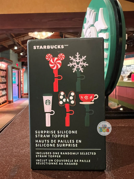 DLR/WDW - Christmas 2025 - Starbucks Surprise Silicone Straw Topper (Random One)
