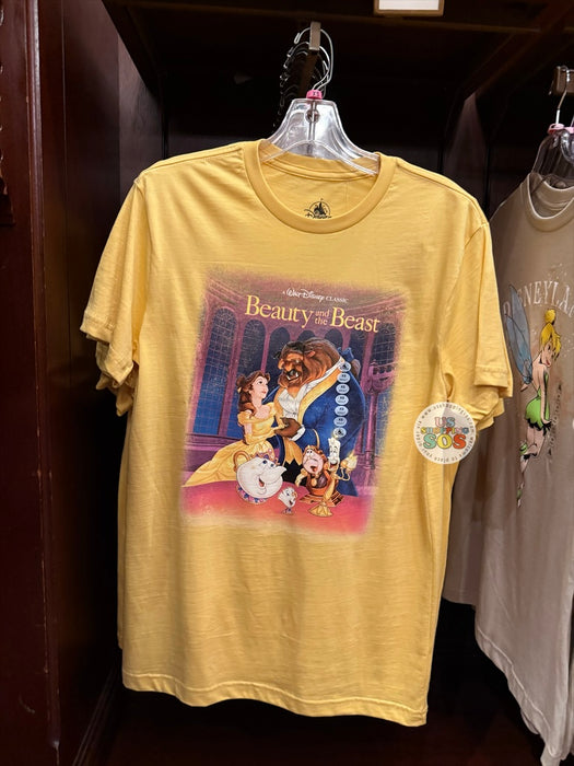 DLR/WDW - Beauty and the Beast Classic Poster Butter Yellow Graphic Tee (Adult)