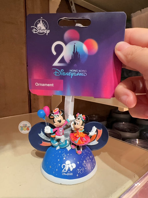 HKDL - 20th Anniversary Grand Celebration - Mickey & Minnie Mouse Ornament