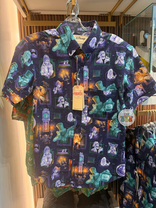 DLR/WDW - RSVLTS Haunted Mansion Button-Up Shirt (Adult)
