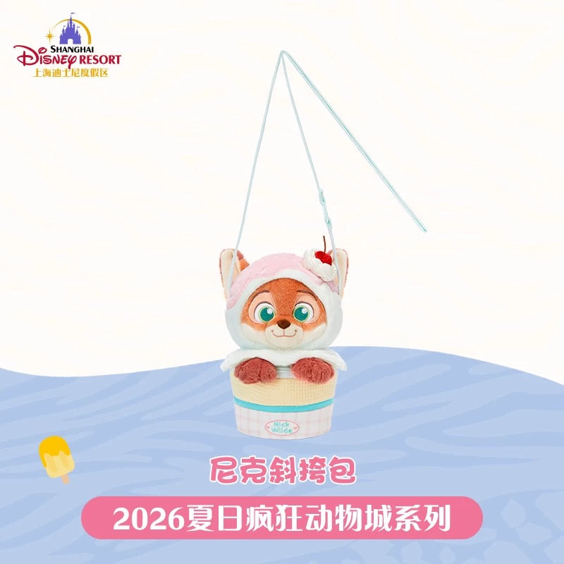 SHDL - 2026 Zootopia x Nick Wilder Plushy Shoulder Bag