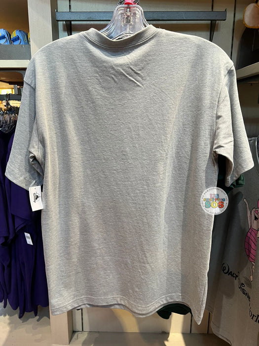 DLR/WDW - Winnie the Pooh & Friends - Piglet Park Logo Light Grey Graphic T-shirt (Adult)