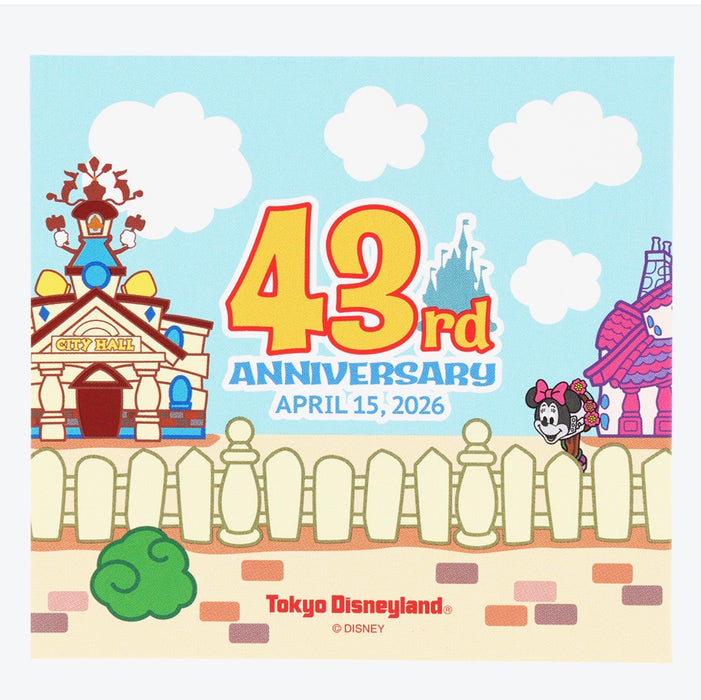 TDR - 2026 Tokyo Disneyland 43rd Anniversary Collection x Mickey Mouse & Friends Stickers & Masking Tapes Set (Release Date: Apr 15, 2026)