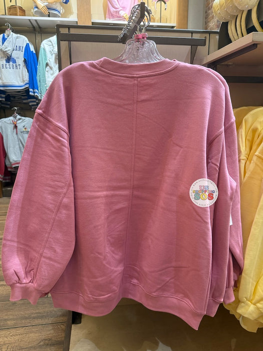 DLR/WDW - Aladdin 2026 - Rajah Face Icon Park Logo Dusty Pink Fleece Pullover (Adult)