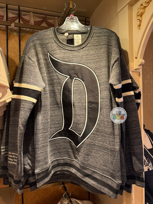 DLR/WDW - Her/Our Universe Disneyland Resort Monotone Dark Grey Pullover (Adult)