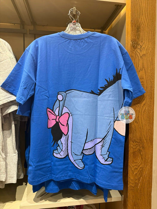 DLR/WDW - Winnie the Pooh & Friends 2026 - Eeyore Park Logo Double-Side Blue Graphic T-shirt (Adult)