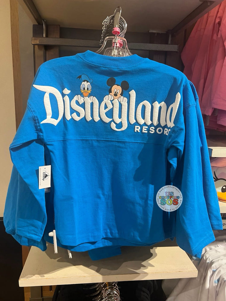 DLR/WDW - Spirit Jersey Mickey & Donald Park Logo Bright Blue Pullover (Youth)