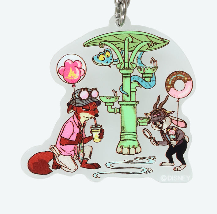 TDR - Zootopia World Undercover Mission Collection x Fluffy Donut Plush Keychain (Release Date: Nov 26, 2025)