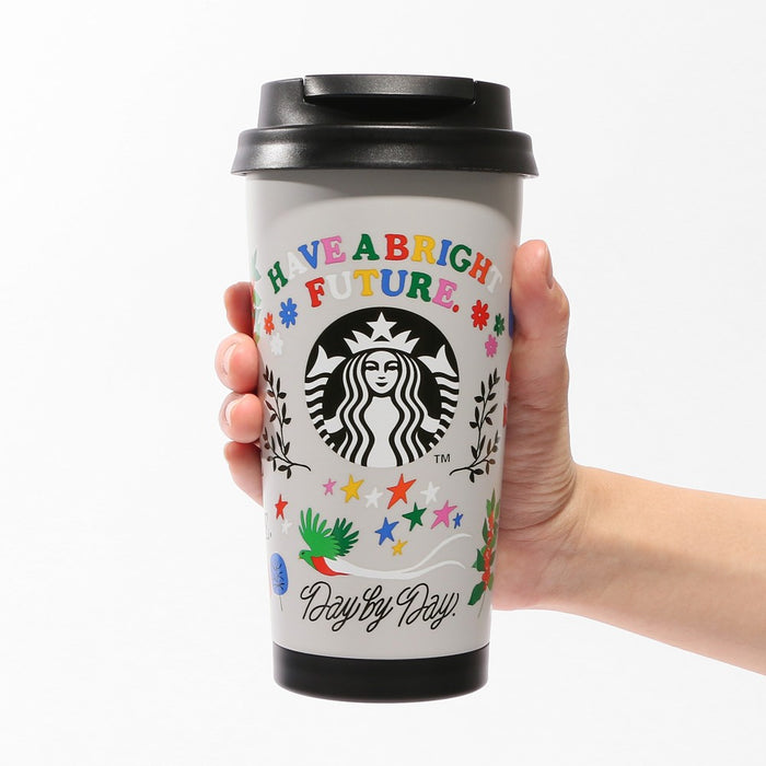 Starbucks Japan - SHOGO SEKINE 2024 - 3. Recycled Stainless Steel ToGo Logo Tumbler Gray 473ml