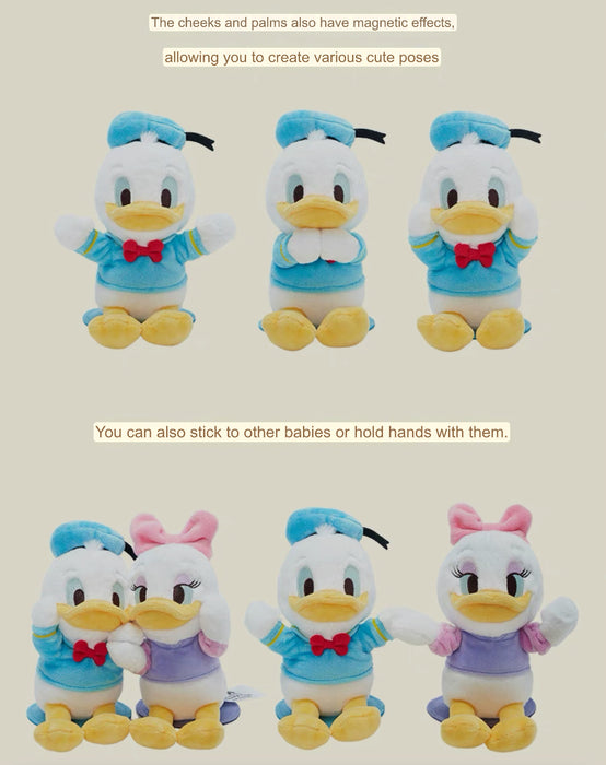 SHDL - Sitting Donald Duck Shoulder Plush Toy (with Magnets)