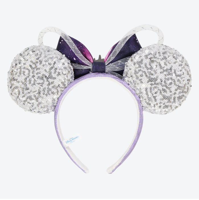 TDR - "Celebrating Space Mountain: The Final Ignition!" x Minnie Mouse Sequin Ear Headband (Release Date: Apr 8)