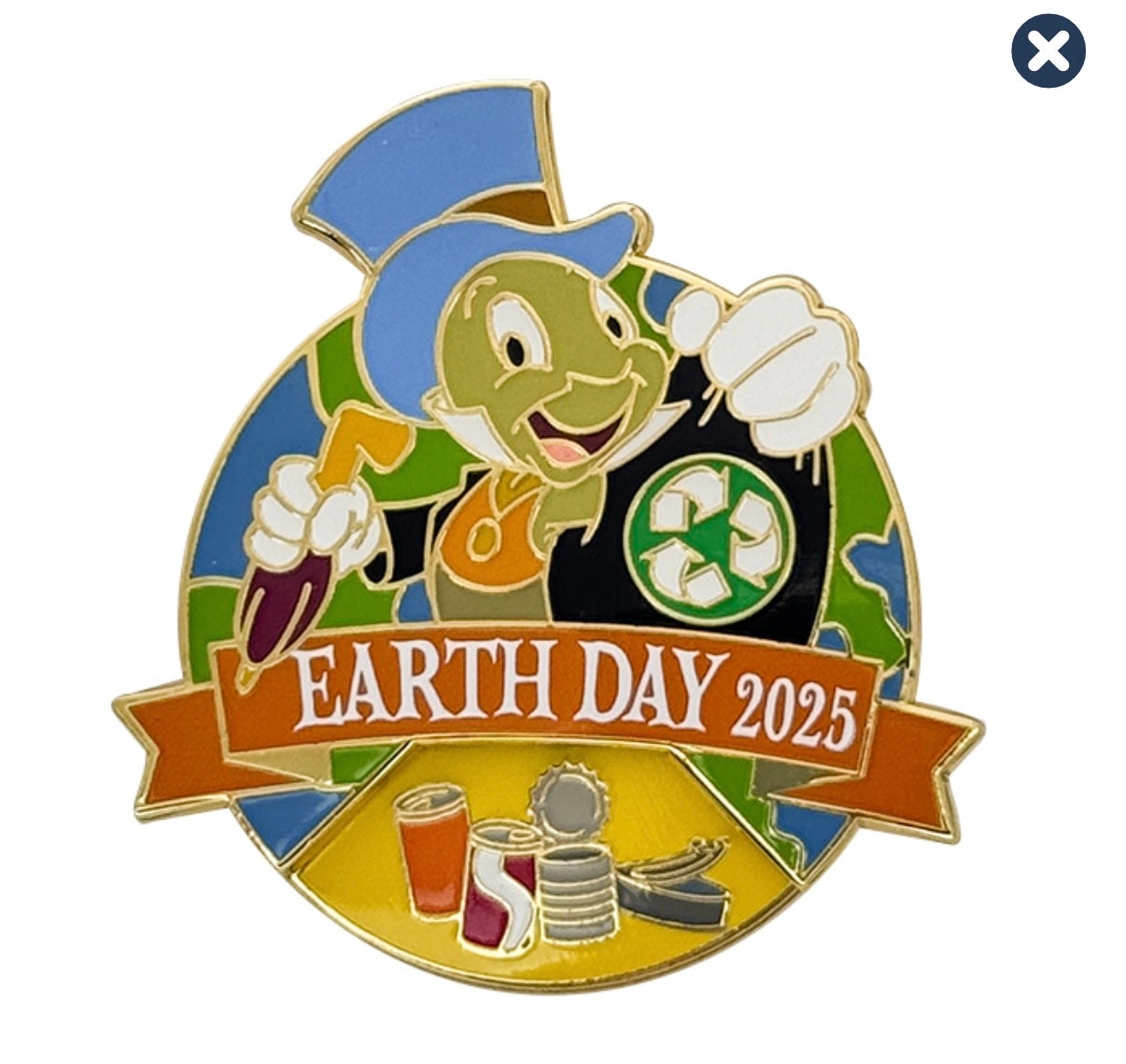 HKDL - 2025 Earth Day Limited Edition 500 Pin Badge