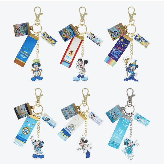 TDR - Tokyo DisneySea 25th Anniversary "The Jubilee Journey" x Mickey Mouse Keychain Capsule Toy (Release Date: Jul 1, 2026)