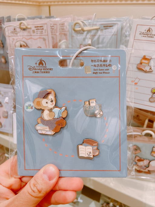 SHDL - Duffy and Friends Small Classroom Collection x Duffy Pin Badges Set