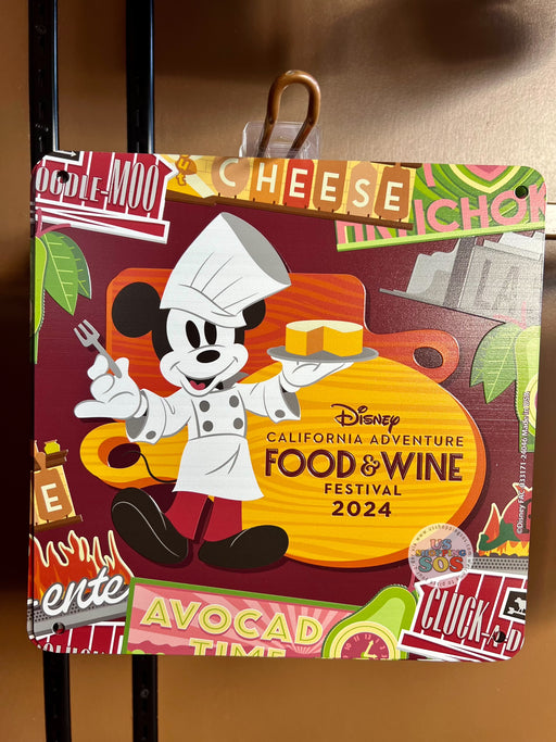 DLR - Food & Wine 2024 - Mickey Chef Metal Wall Decor
