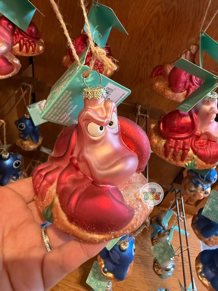 DLR/WDW - The Little Mermaid Sebastian Glass Hanging Ornament 2026