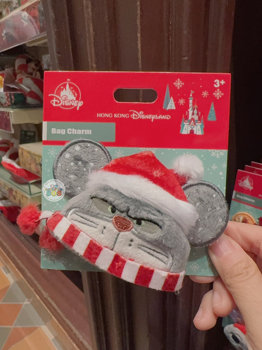 HKDL - 2025 Christmas Mickey & Friends x Cinderella Lucifer SouvenEAR Mini Party Hat Keychain/Bag Charm