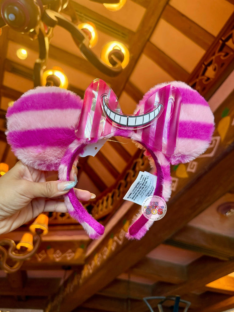 DLR/WDW - Alice in Wonderland - Cheshire Cat Fluffy Ear Headband