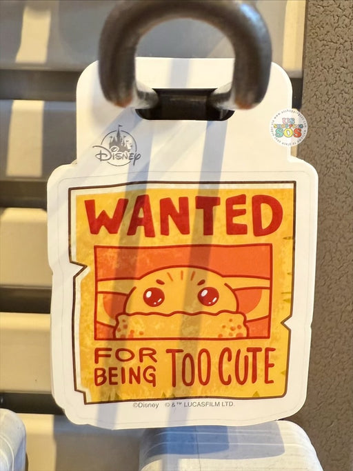 DLR/WDW - Vinyl Decals 2026 - Star Wars Grogu Wanted