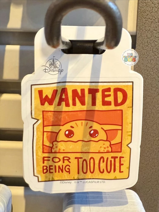 DLR/WDW - Vinyl Decals 2026 - Star Wars Grogu Wanted