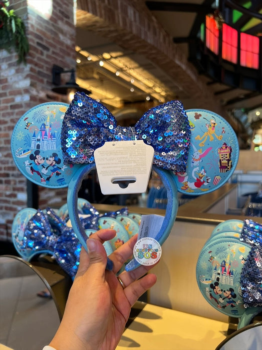 DLR/WDW - Play in the Park 2026 - Minnie Sequin Bow Imitation Leather Headband