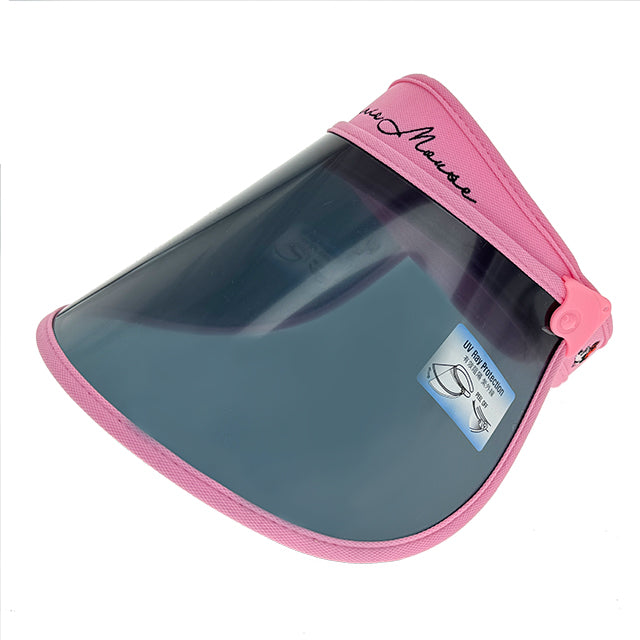 HKDL - Minnie Mouse Clear Sun Visor (Pink) for Adults