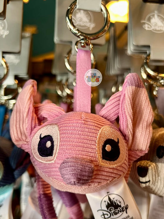 DLR/WDW - Lilo & Stitch - Angel Face Icon Corduroy Plush Keychain 2026