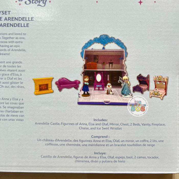 DLR/WDW - Disney Once Upon a Story - Elsa & Anna Arendelle Castle Micro Playset