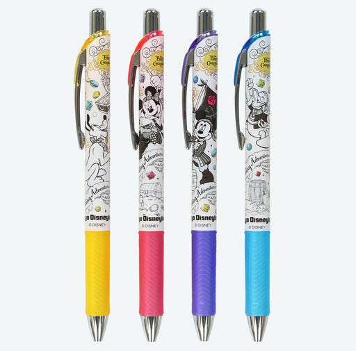 TDR - Mickey & Friends Disney Pirates of the Caribbean 2025 Collection x Energel Ballpoint Pens Set of 4