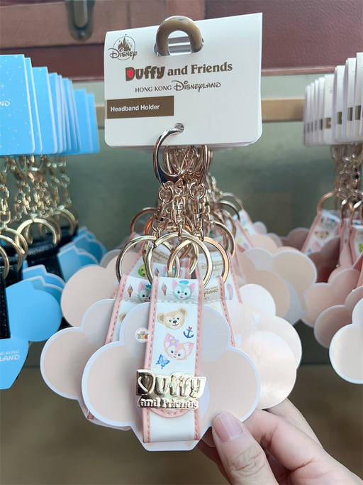 HKDL -  Duffy and Friends Headband Holder Keychain