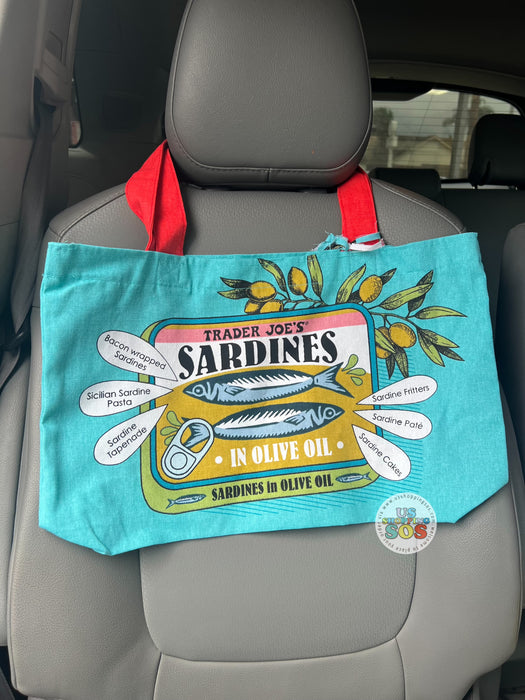 Trader Joe’s - Sardines 100% Cotton Reusable Tote Bag