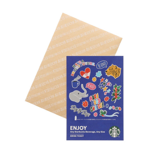 Starbucks Japan - SHOGO SEKINE 2024 - 15. Milk Pack Recycled Beverage Card Blue