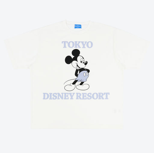 TDR - Mickey Mouse ‘TOKYO DISNEY RESORT’ T Shirt for Adults Color: White (Release Date: Apr 17, 2025)