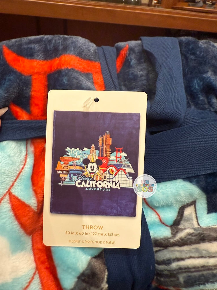 DLR - Disney California Adventure Park Skyline 2026 - Throw Blanket 50” x 60”