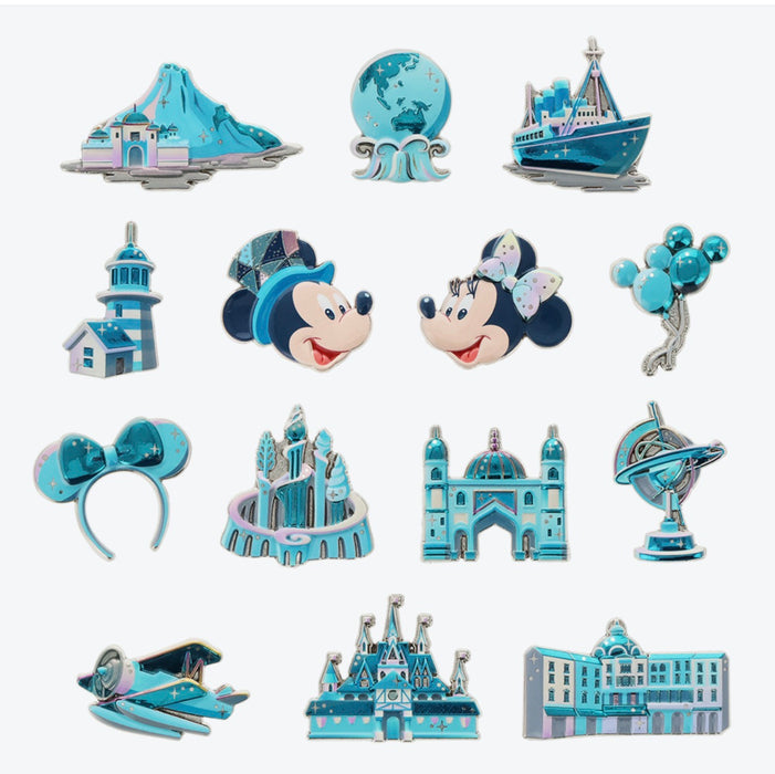 TDR - Tokyo DisneySea 25th Anniversary "Sparkling Jubilee" x Random Mystery Pin Badge Full Box (Pre Order, Ship out in the beginning of Nov 2026)