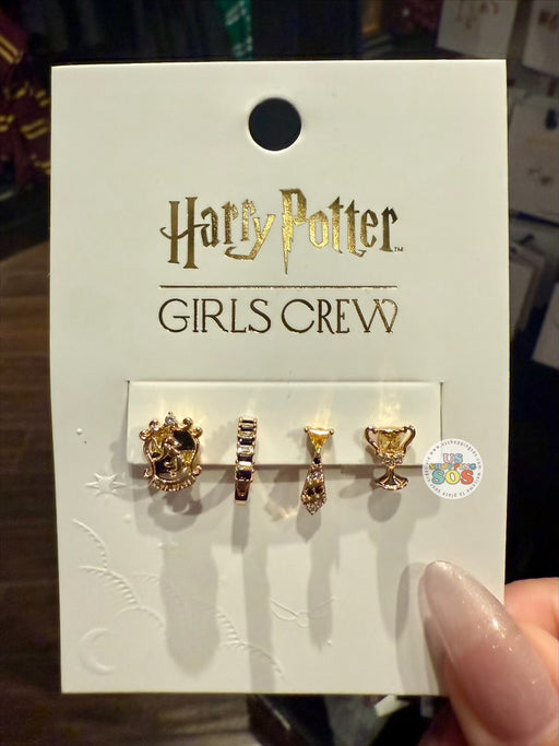 Universal Studios - The Wizarding World of Harry Potter - Girls Crew Hufflepuff House Earring Set