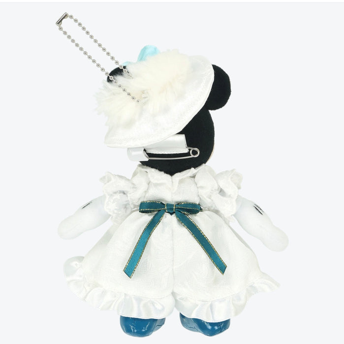 TDR - Tokyo DisneySea 25th Anniversary "The Jubilee Journey" x Minnie Mouse "Fluffy White Dress" Plush Keychain (Release Date: May 25, 2026)