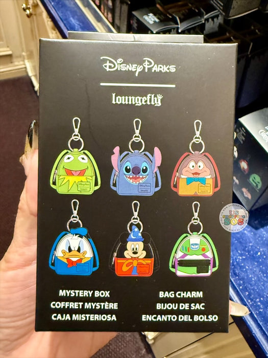 DLR/WDW - Loungefly Mixed Characters Mini Backpack Bag Charm Mystery Box
