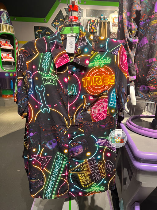 DLR/WDW - Neon Cars Land - Button-Up Shirt (Adult)