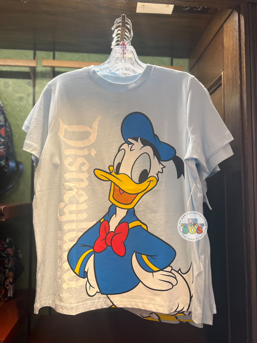 DLR/WDW - Classic Mickey & Friends - Donald Double-Sided Light Blue Graphic T-shirt (Adult)