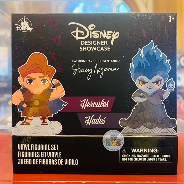 DLR/WDW - Disney Designer Showcase - Stacey Aoyama Hercules & Hades Vinyl Figurine Set