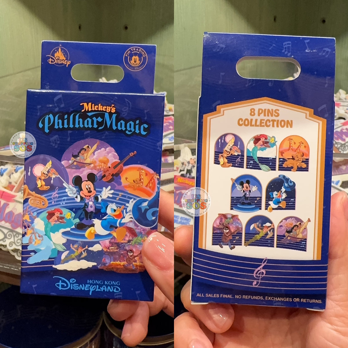 HIPPOP PRINCESS ヒポプリ ユミン シークレットカード 当選品 HKDL - Mickey's PhilharMagic Mystery Pins Box — USShoppingSOS