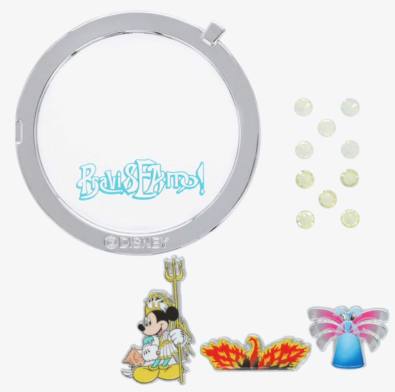 TDR - Tokyo DisneySea 25th Anniversary "Sparkling Jubilee" Build Your Own Locket Collection x Cover & Charm “BraviSEAmo!” (Release Date: Sep 4, 2026)